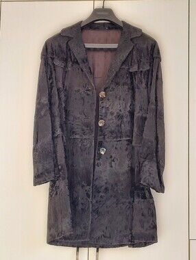Black Astrakhan Vintage Fur Coat